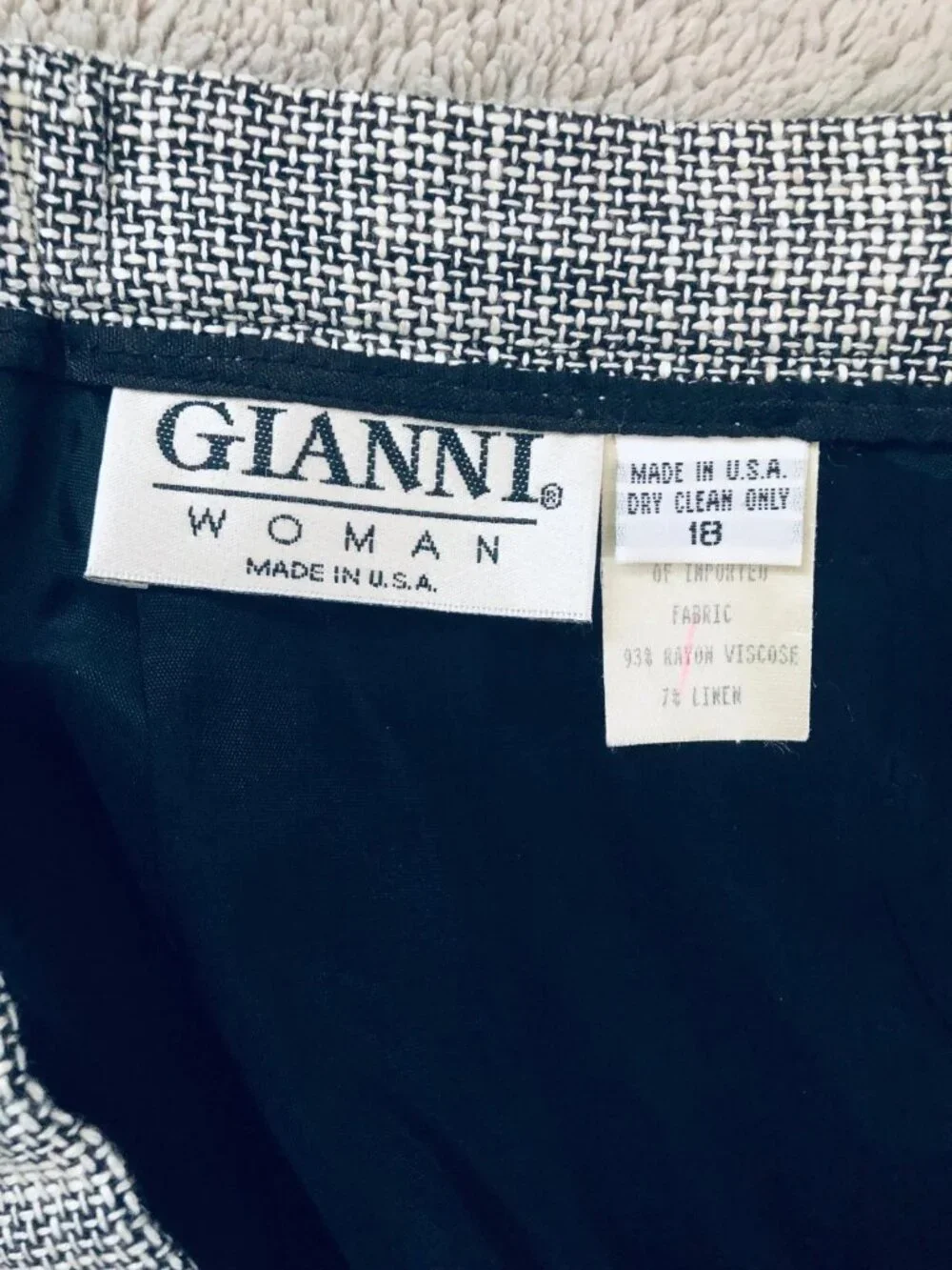 Vintage Gianni NWT Skirt Made In USA Womens Size 18